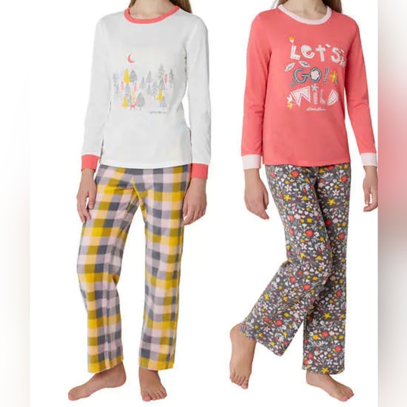 Girl pijama eddie bauer size XS5/6 - Picture 3 of 6